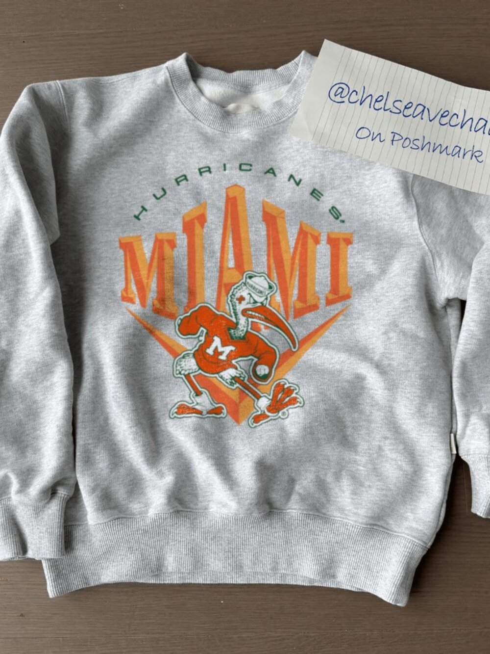 Vintage University of Miami Hurricanes Sweatshirt, Retro 90s Men Women Shirt Tee